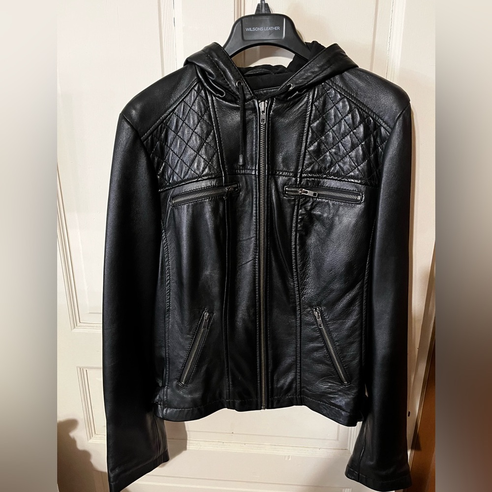 Women’s Quilter Leather Jacket XXL biker motorcycle never worn